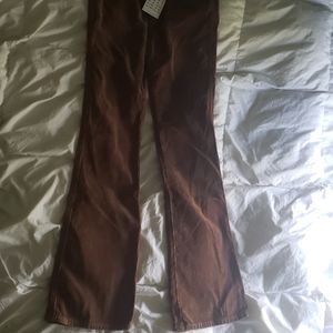 NWT brown cords